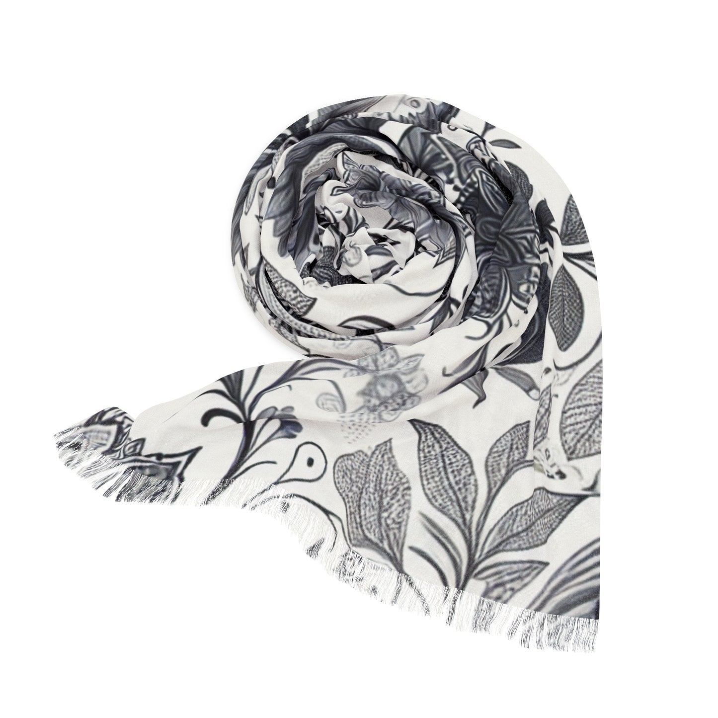 Elegant Floral Light Scarf | Fashion Accessory, Spring Outfit, Festival Wear, Gift for Mom, Trendy Wrap