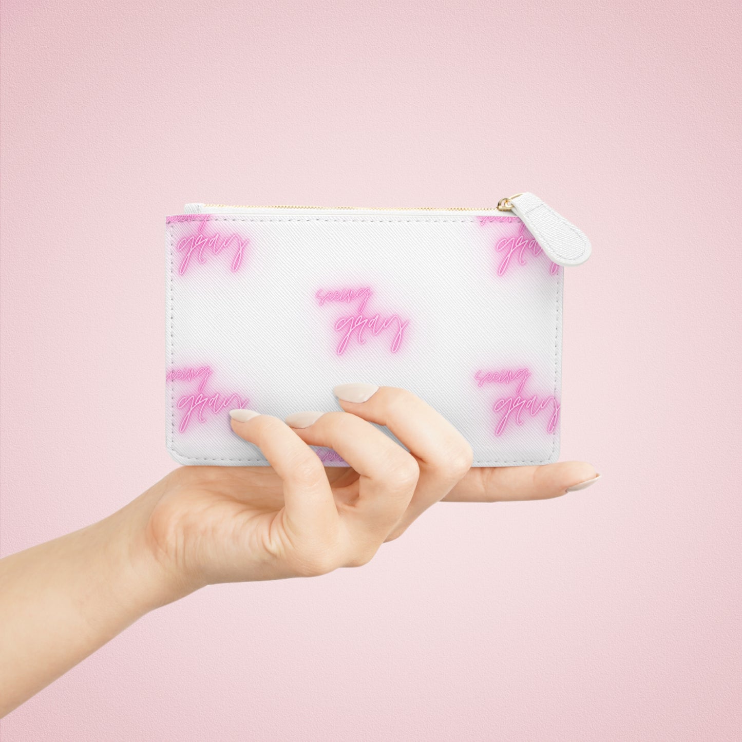 Seeing Gray Mini Clutch Bag