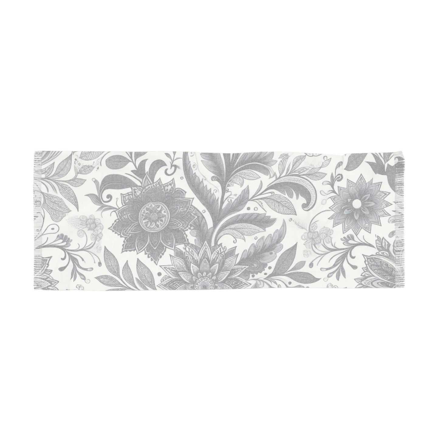 Elegant Floral Light Scarf | Fashion Accessory, Spring Outfit, Festival Wear, Gift for Mom, Trendy Wrap