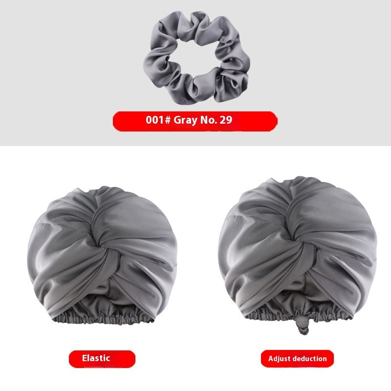 Women's Two-tier Adjustable Silk Makeup Cap