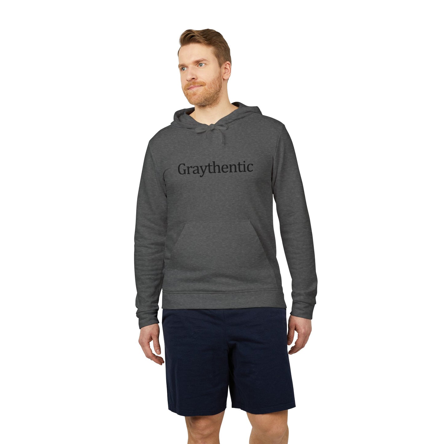 adidas Unisex Fleece Hoodie "Graythentic"