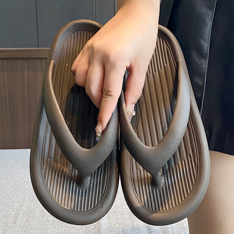 Women's Thick-soled Flip-flops Summer Non-slip