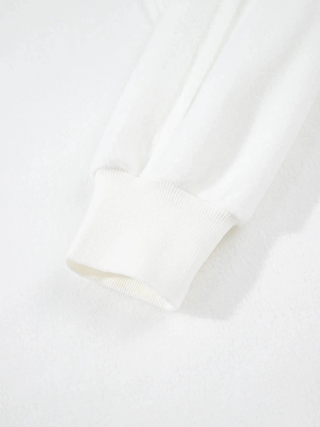 Cozy Cream Exposed Seam Knit Pocket Pullover Sweatshirt