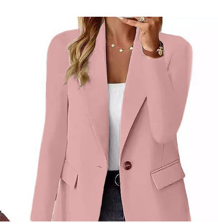 Long Sleeve Cardigan Suit Jacket