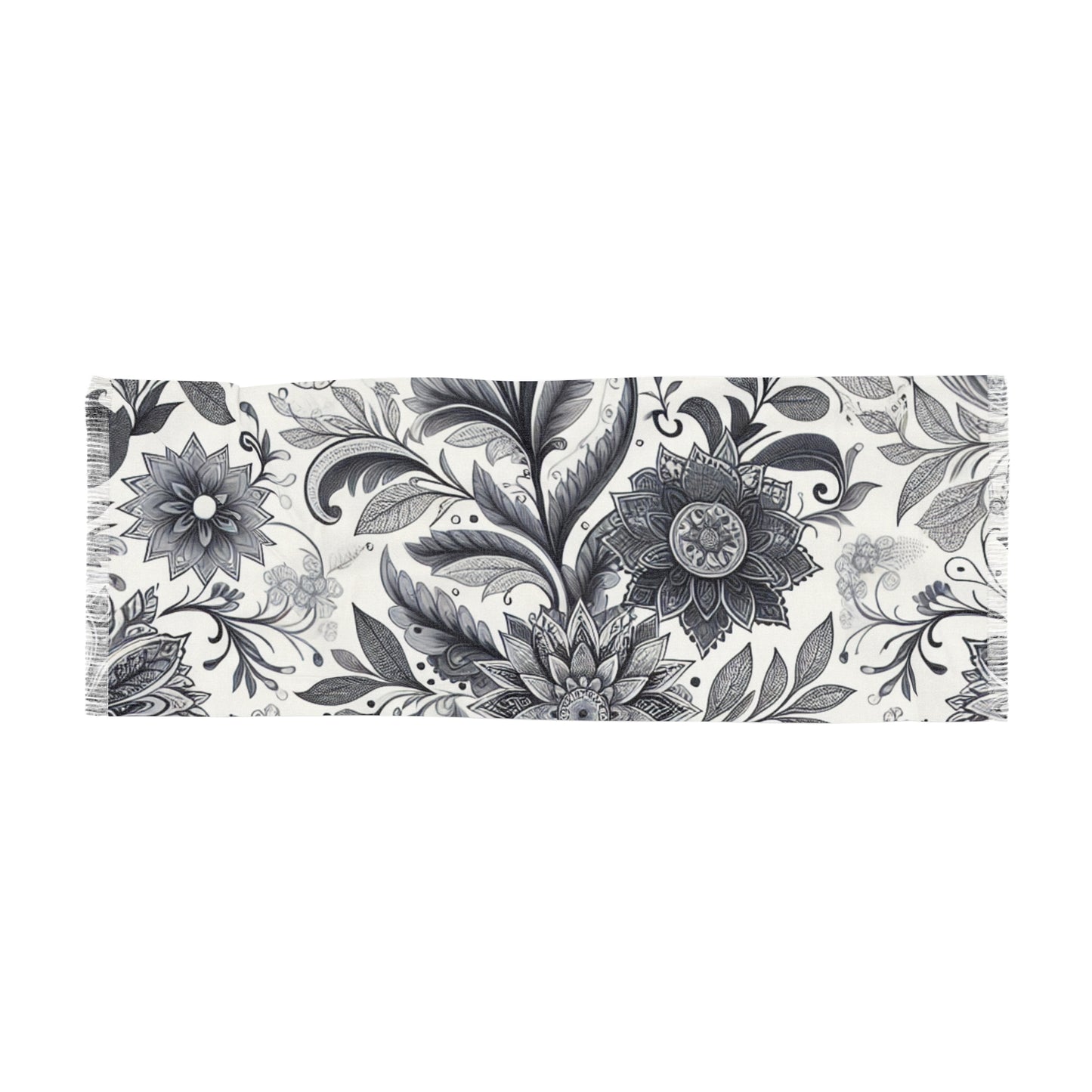 Elegant Floral Light Scarf | Fashion Accessory, Spring Outfit, Festival Wear, Gift for Mom, Trendy Wrap