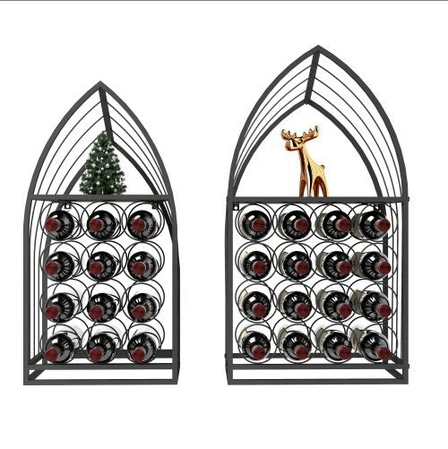 Household Universal Simple Two-piece Sailboat Shaped Wine Cabinet Rack
