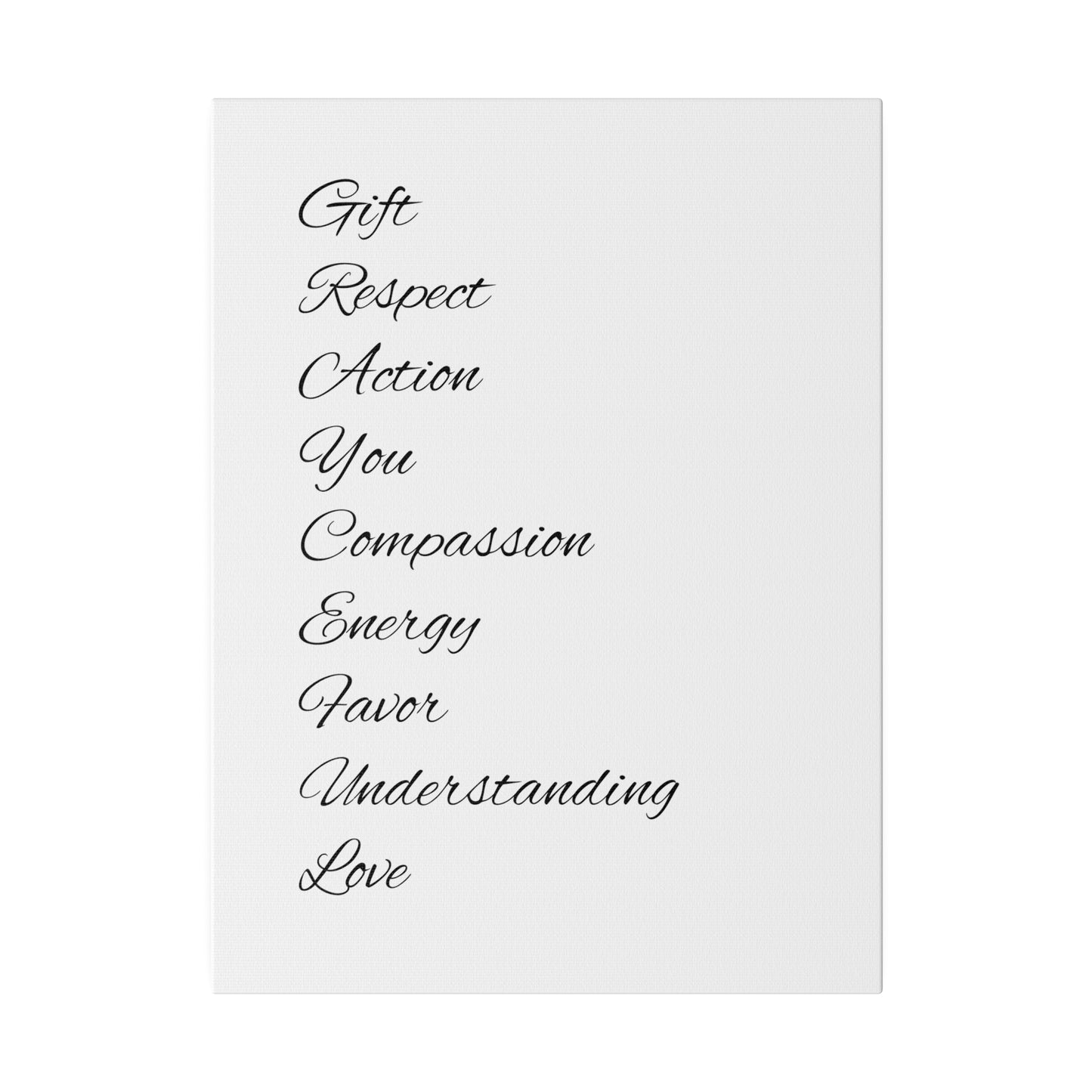 Matte Canvas, Stretched, 0.75"