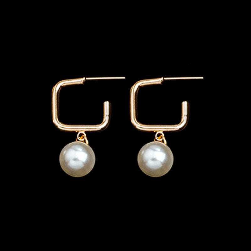 New Studs Creative Retro Simple Graceful Geometric Square