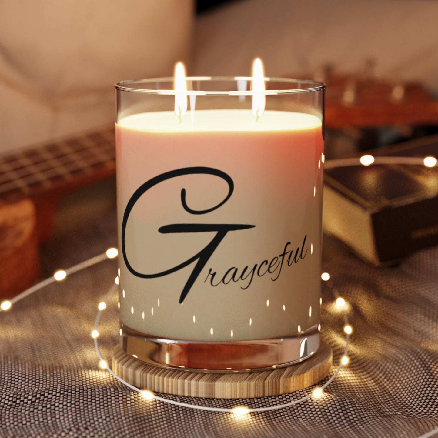 Grayceful Scented Candle - 11oz Full Glass Aromatherapy Candle for Relaxation and Mindfulness