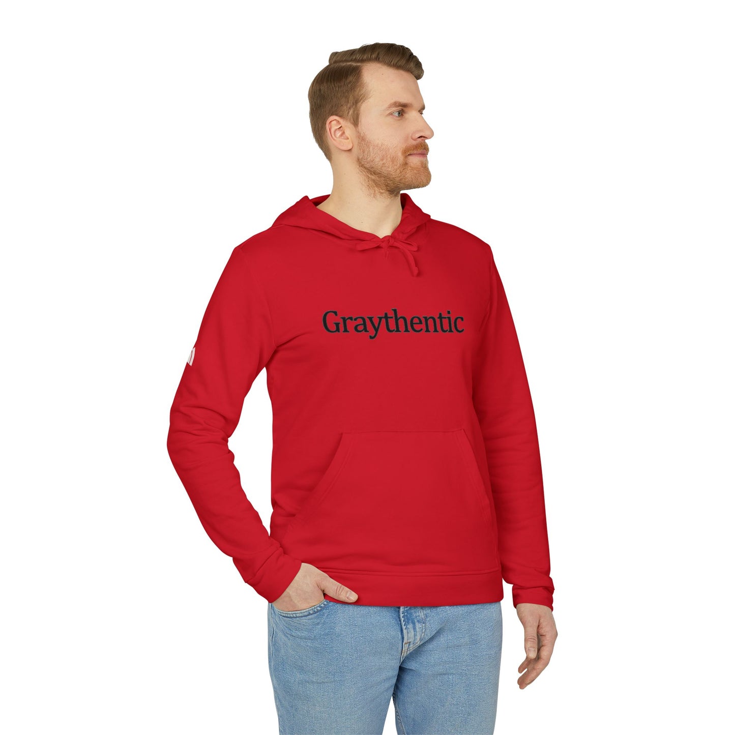 adidas Unisex Fleece Hoodie "Graythentic"