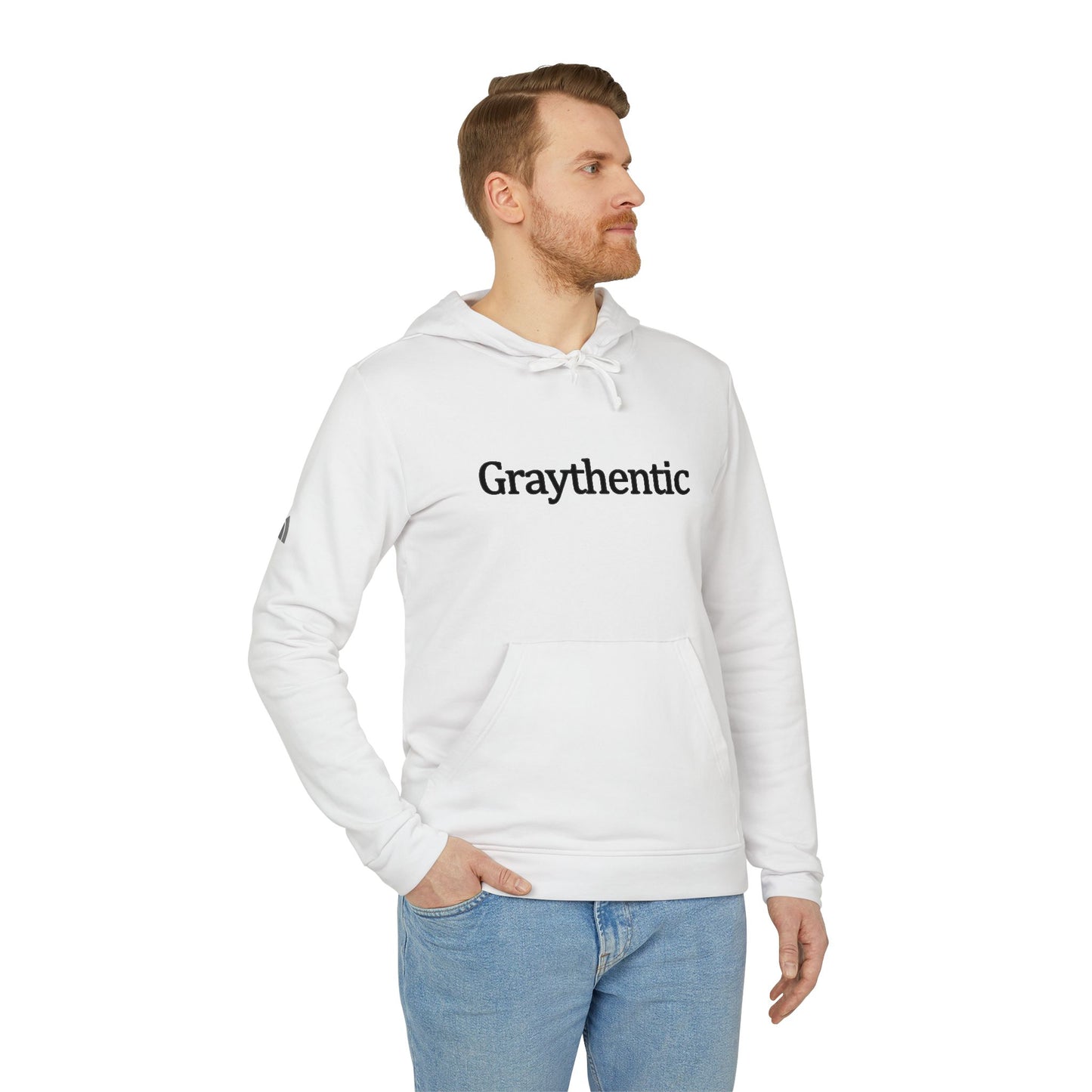 adidas Unisex Fleece Hoodie "Graythentic"