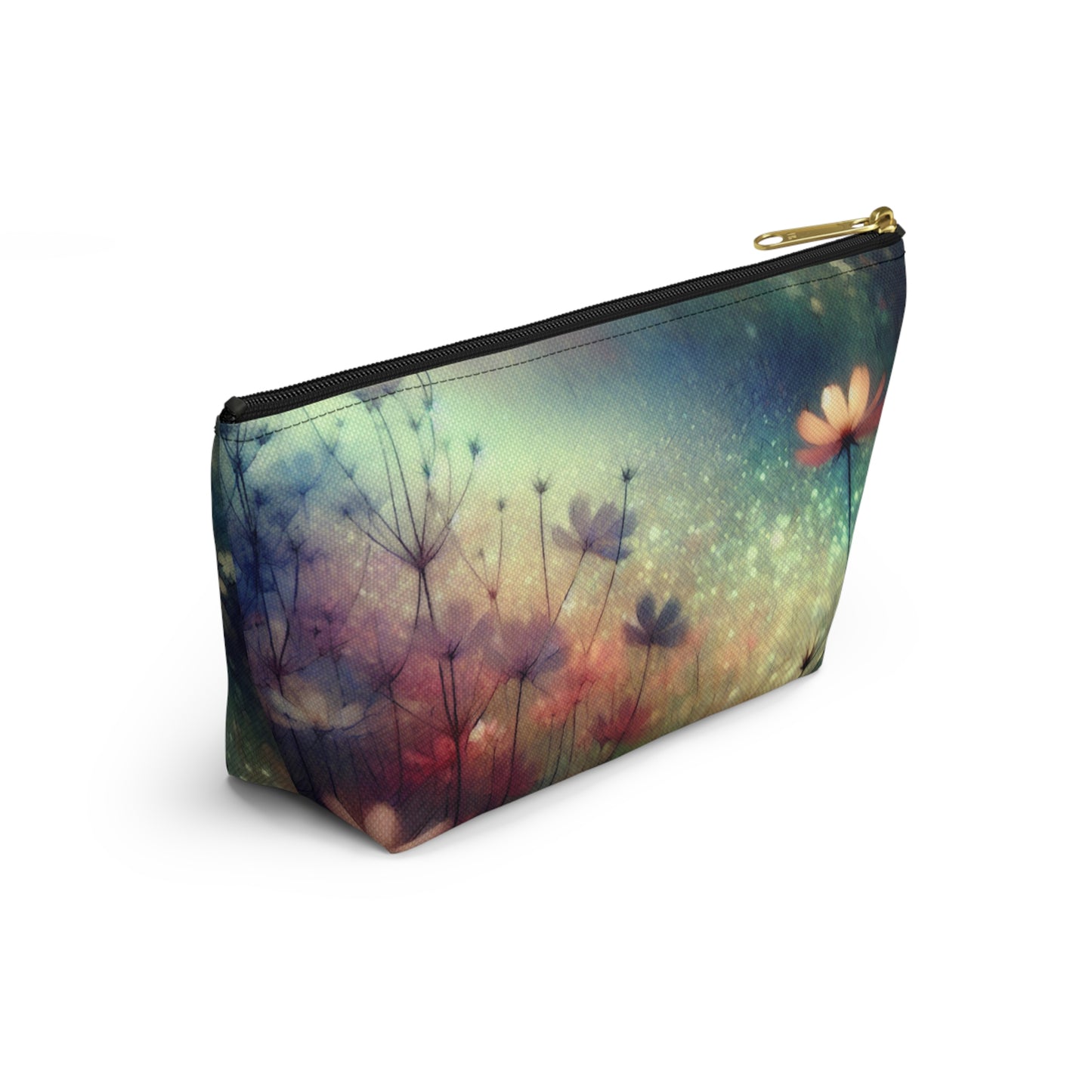 Floral Accessory Pouch - Graceful Design for Everyday Use