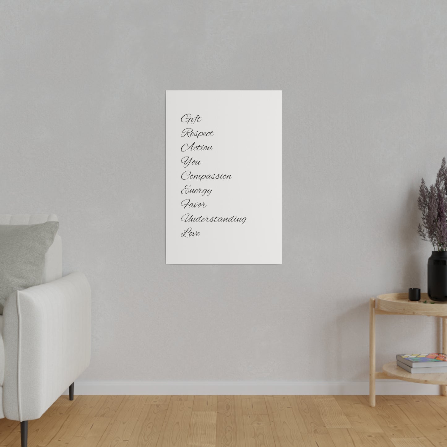 Matte Canvas, Stretched, 0.75"