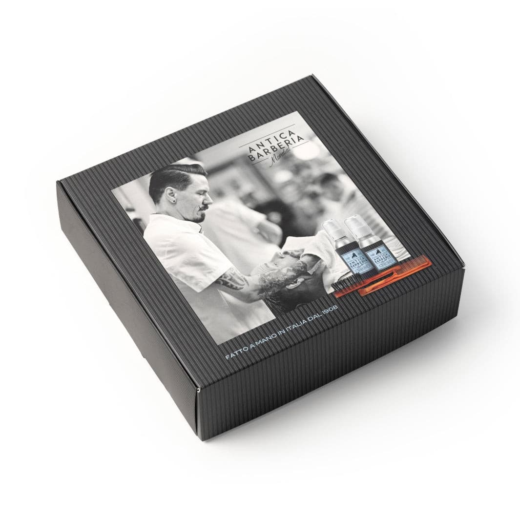 Original Talc Beard Care Gift Set: Brush + Comb + 50ml Tonic + 100ml Soap