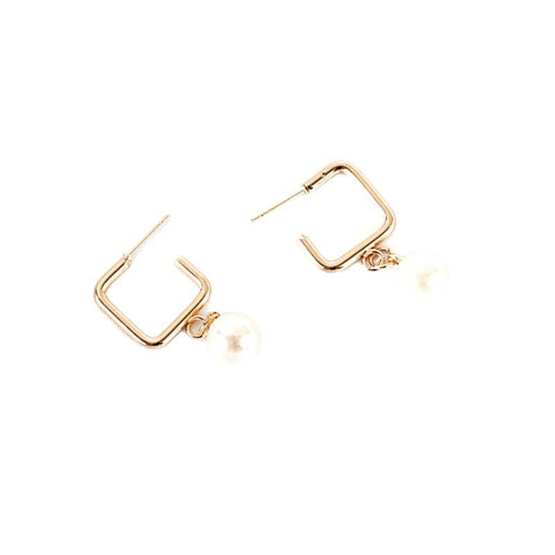 New Studs Creative Retro Simple Graceful Geometric Square