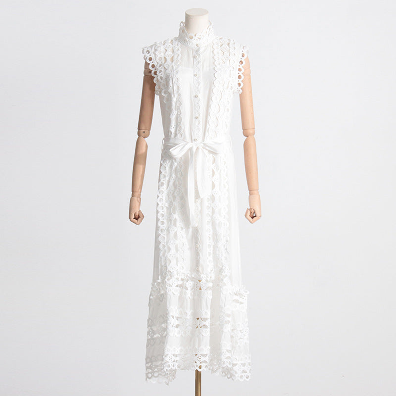 Embroidery Stitching Dress