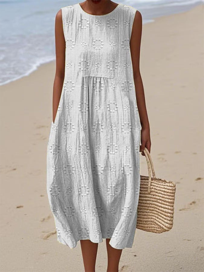 Women's Fashionable Loose All-match 3D Printing Dress