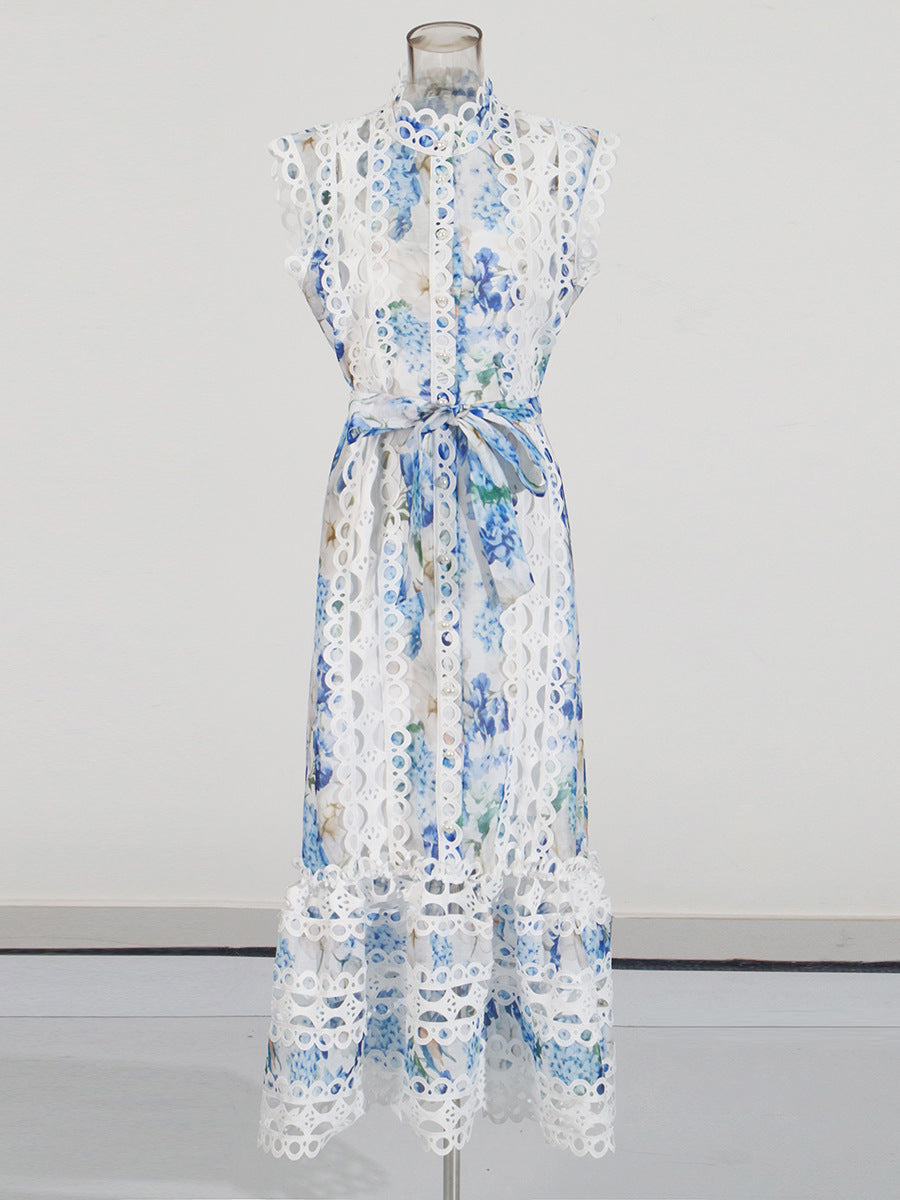 Embroidery Stitching Dress