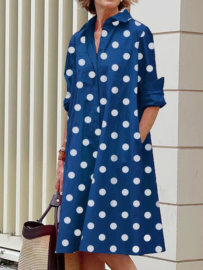 Printed Mid-length Dress