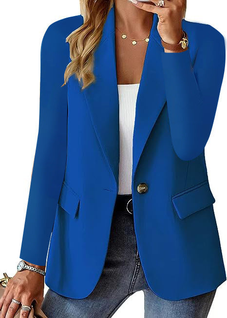 Long Sleeve Cardigan Suit Jacket