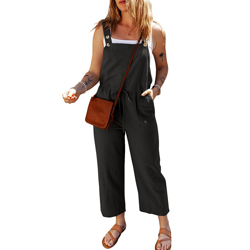 Camisole Jumpsuit Loose Sleeveless