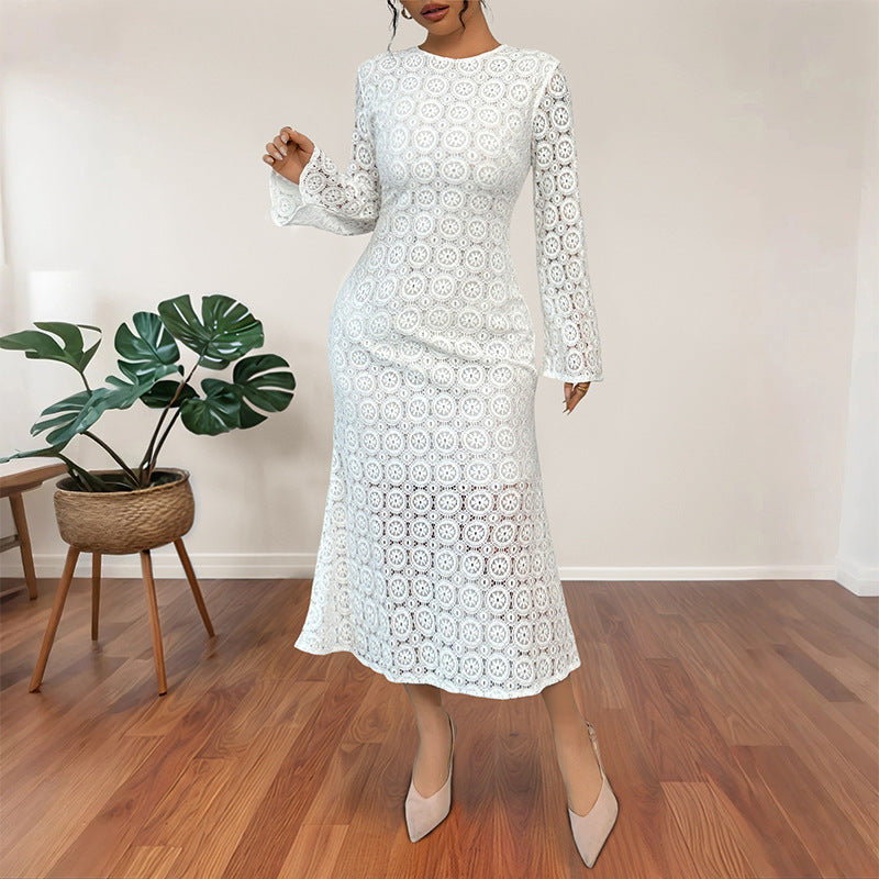 Lace Slim Fishtail Female Dress