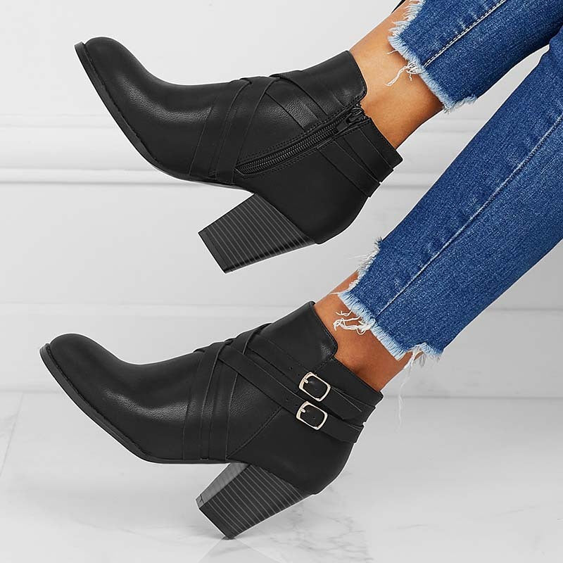 Short Boots Plus Size Height Increasing