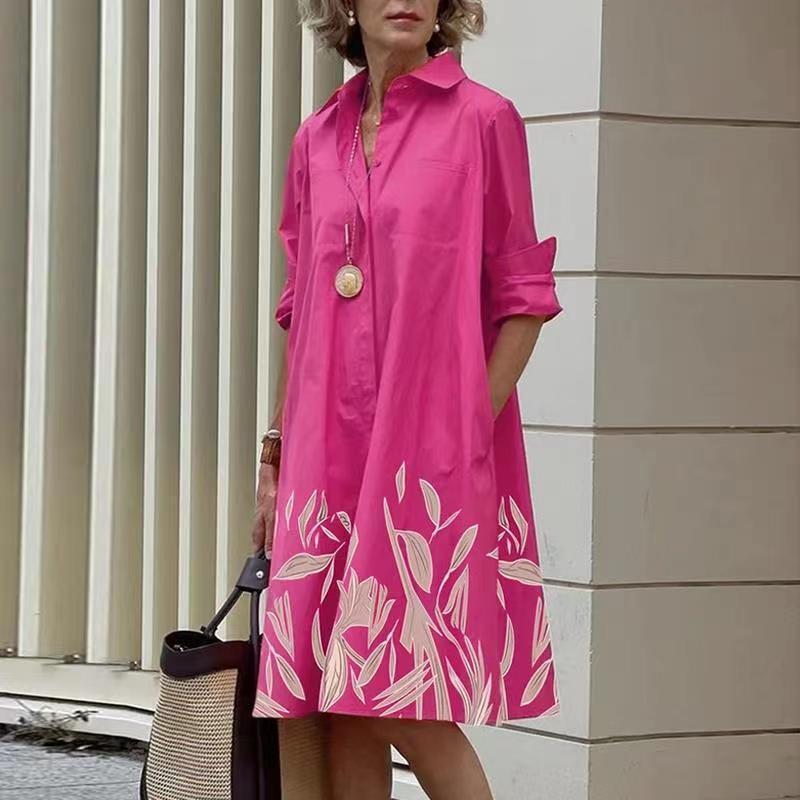 Printed Mid-length Dress