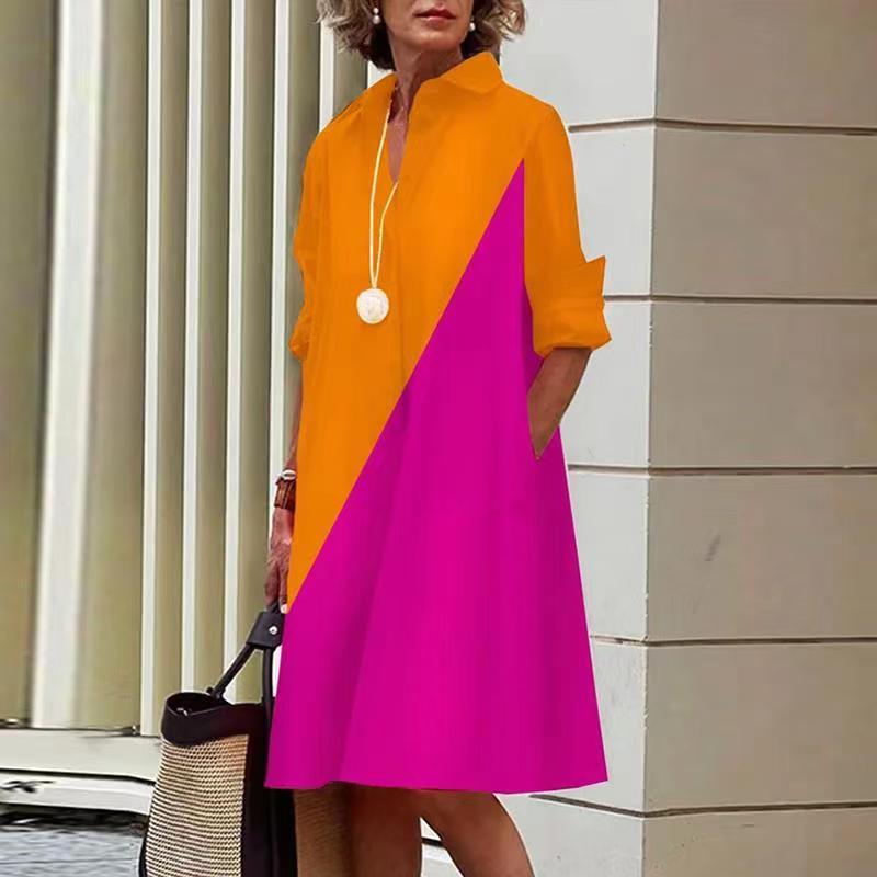 Printed Mid-length Dress