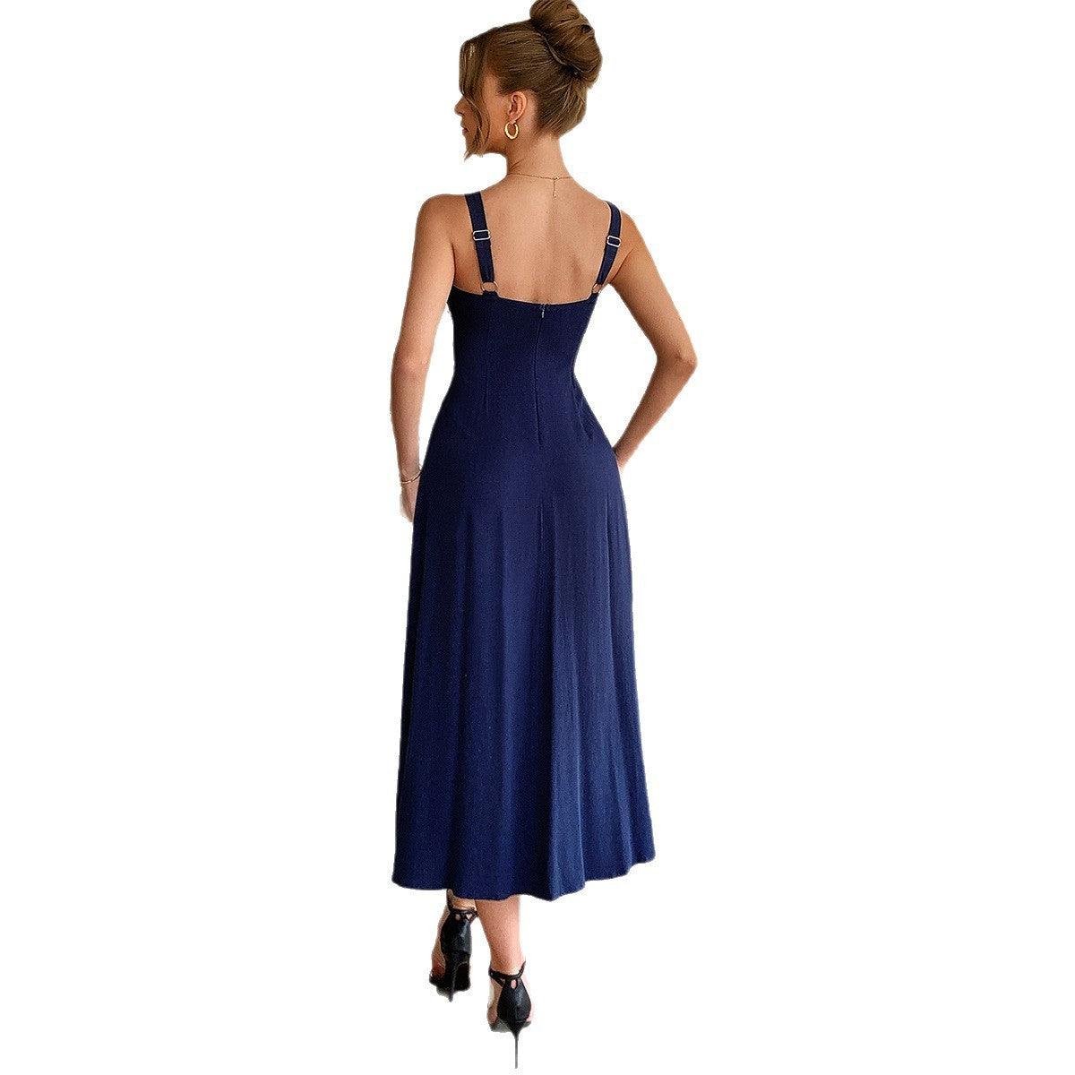 Leisure Vacation Style Sling Dress