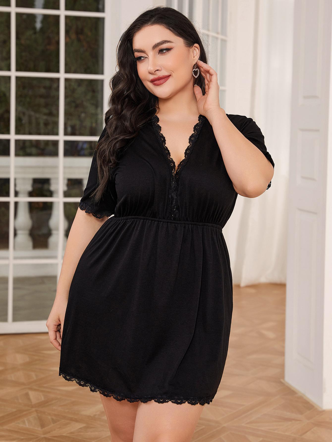 European And American Plus Size Pajamas For Women