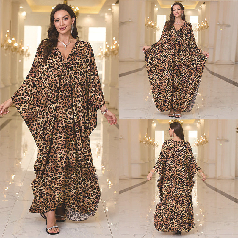 Fashion Personalized Cotton Printed Beach Dress Women