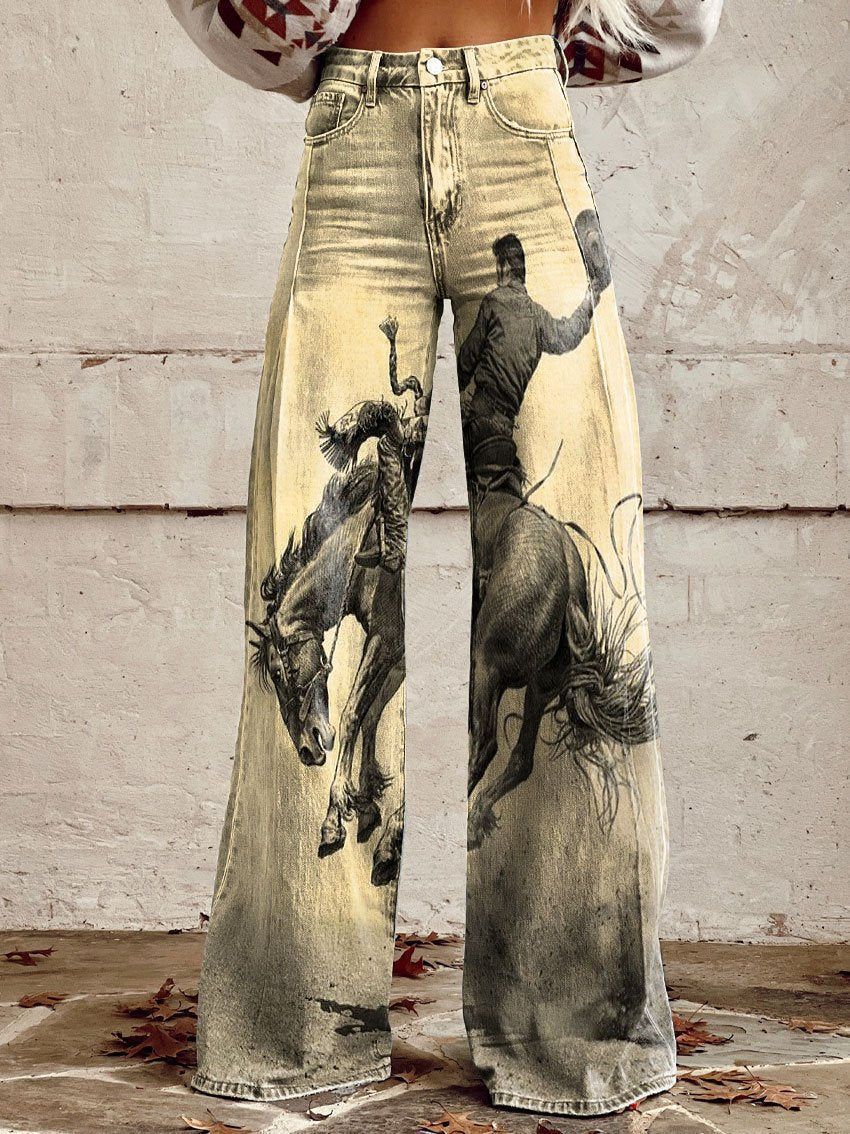 Plus Size Women's Casual Pants Thin Imitation Jeans