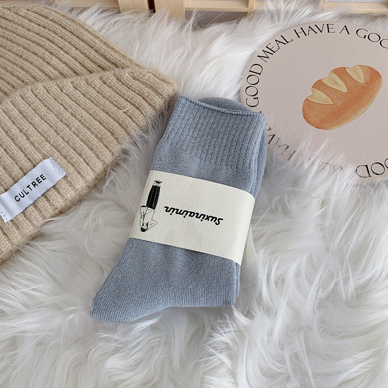 Warm, Stylish Long Socks For A Maillard-inspired Look