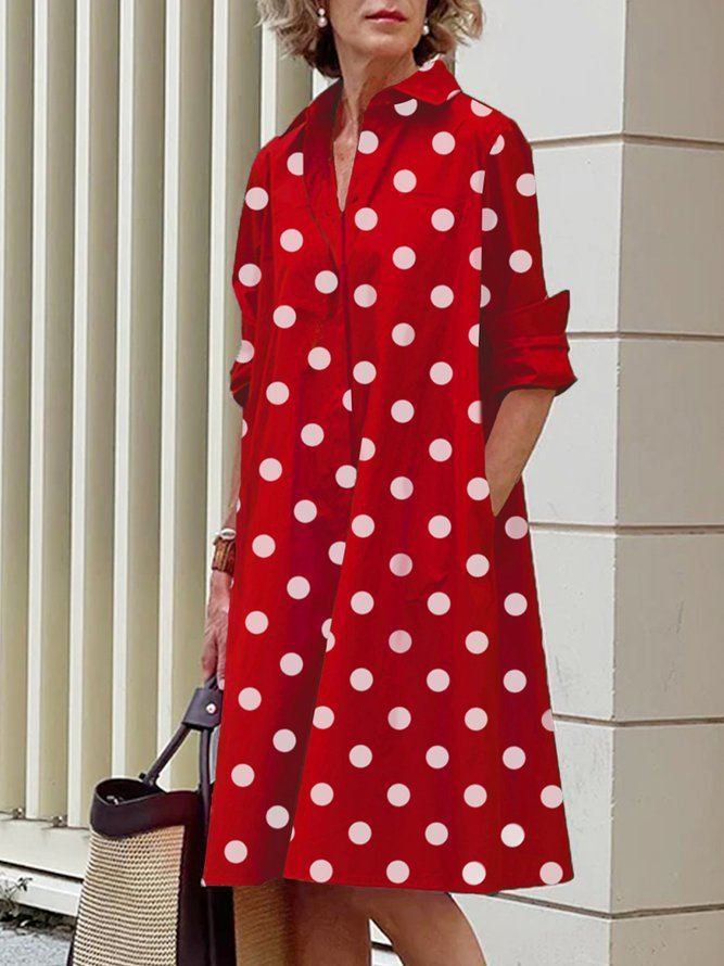 Printed Mid-length Dress