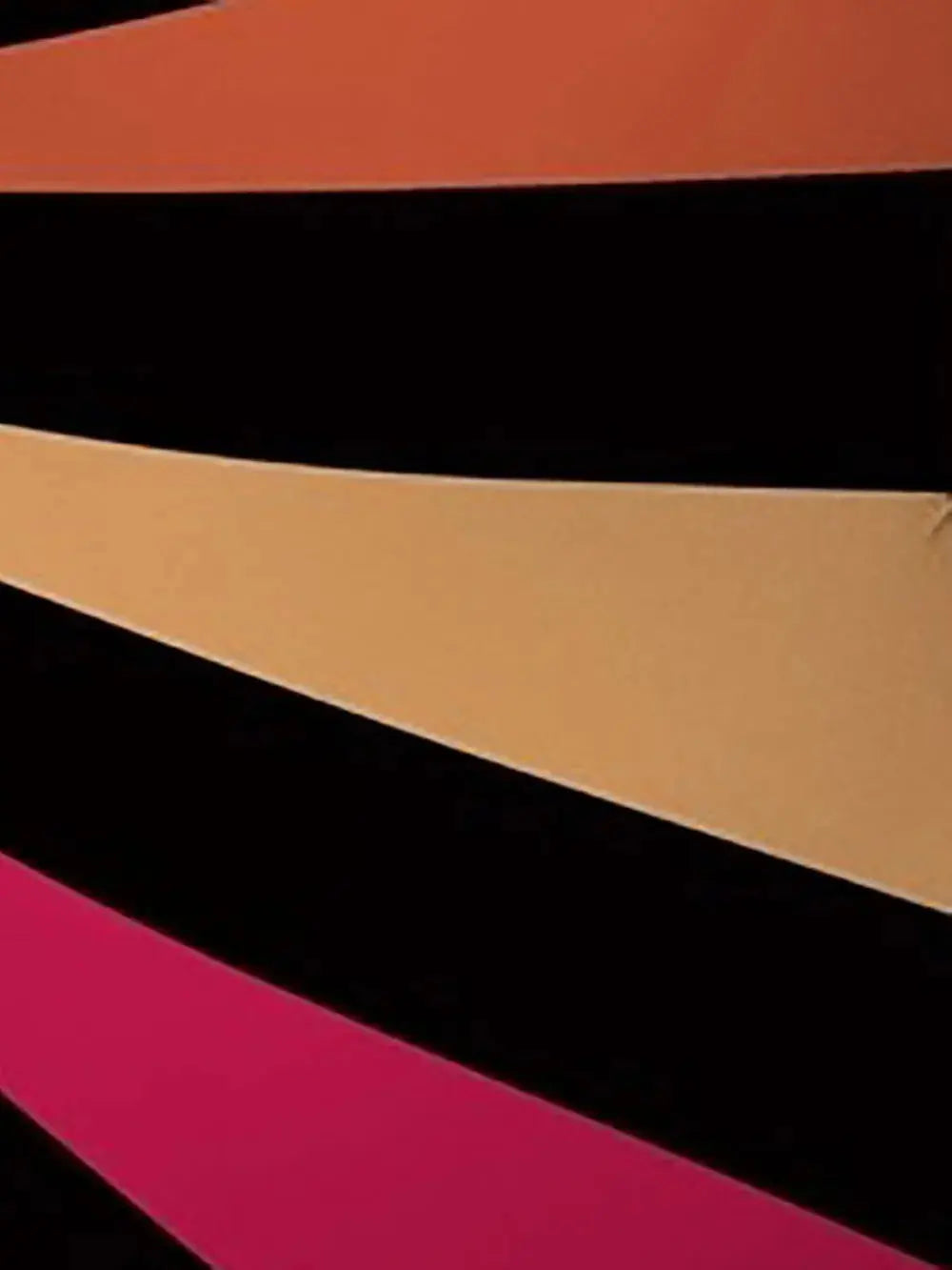 FAM-FAM Crisscross Cutout Rainbow Striped One Piece Swimsuit