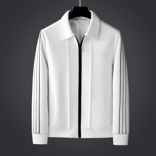 Casual Sports Men's Long-sleeved Cardigan Sweater Baggy Coat
