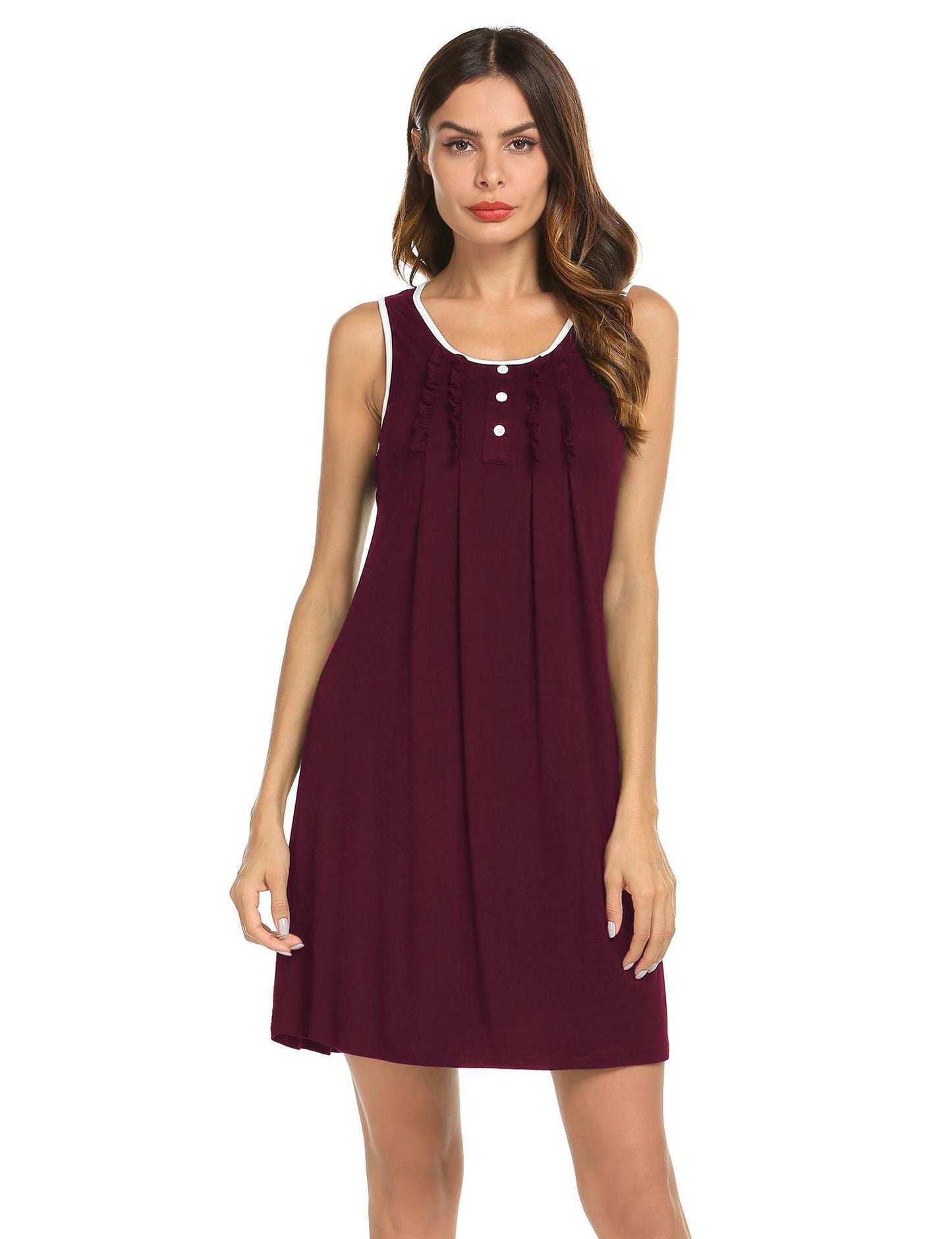 Simple Solid Color Outerwear Homewear Pajamas For Women