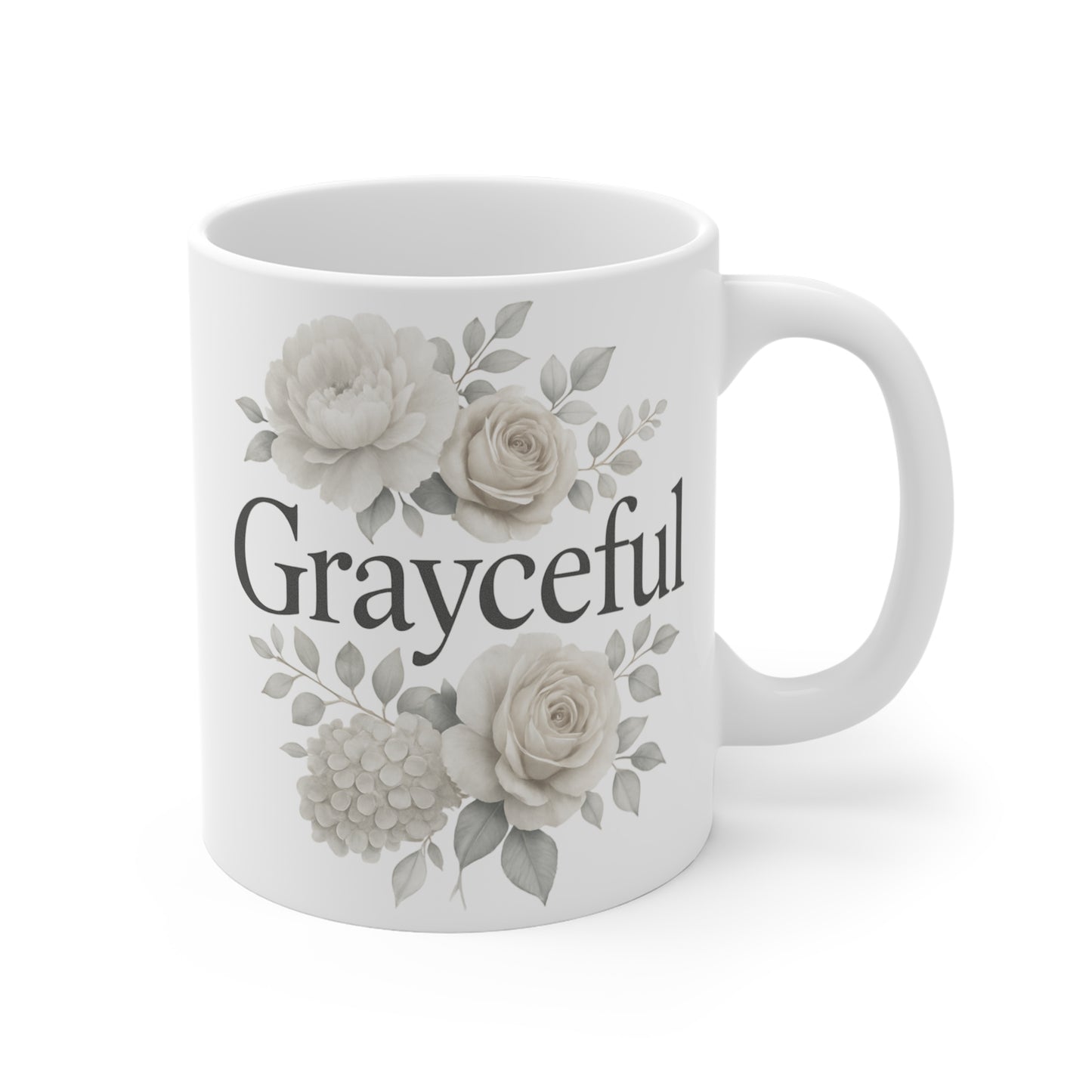 Floral Gratitude Mug | Perfect Gift for Tea Lovers, Coffee Enjoyment, Home Decor, Appreciation Gifts, Birthday Surprises