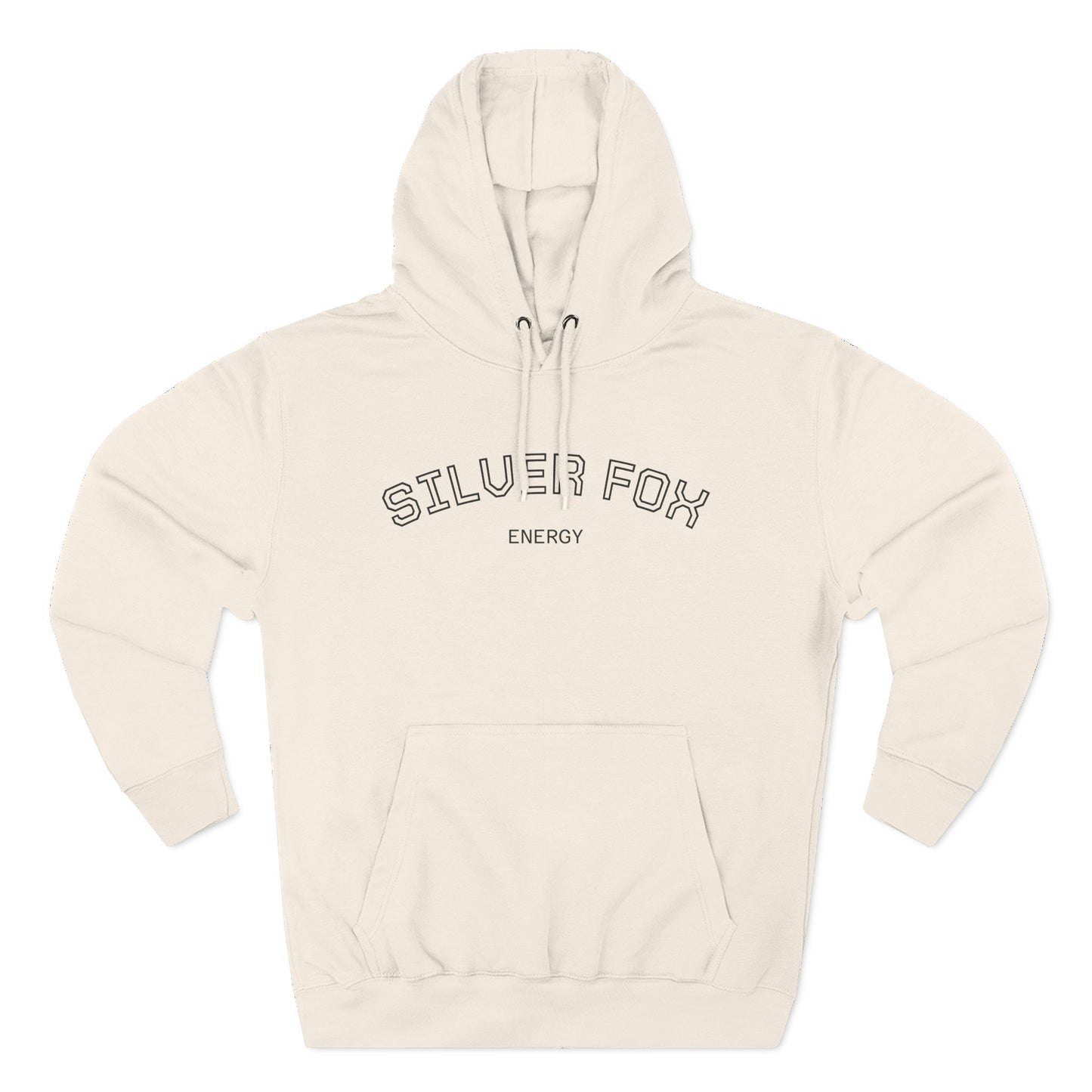 Three-Panel Fleece Hoodie