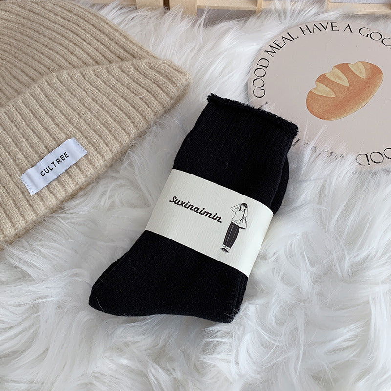 Warm, Stylish Long Socks For A Maillard-inspired Look