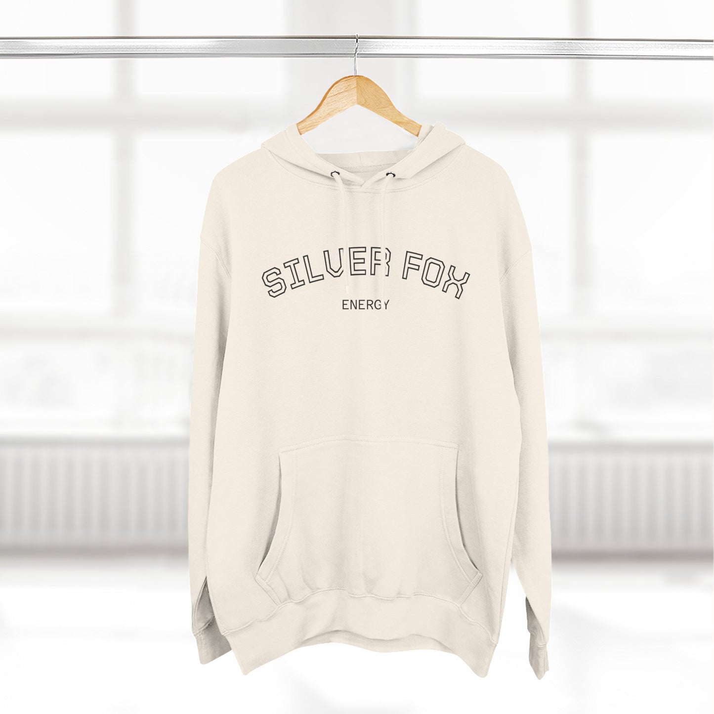 Three-Panel Fleece Hoodie
