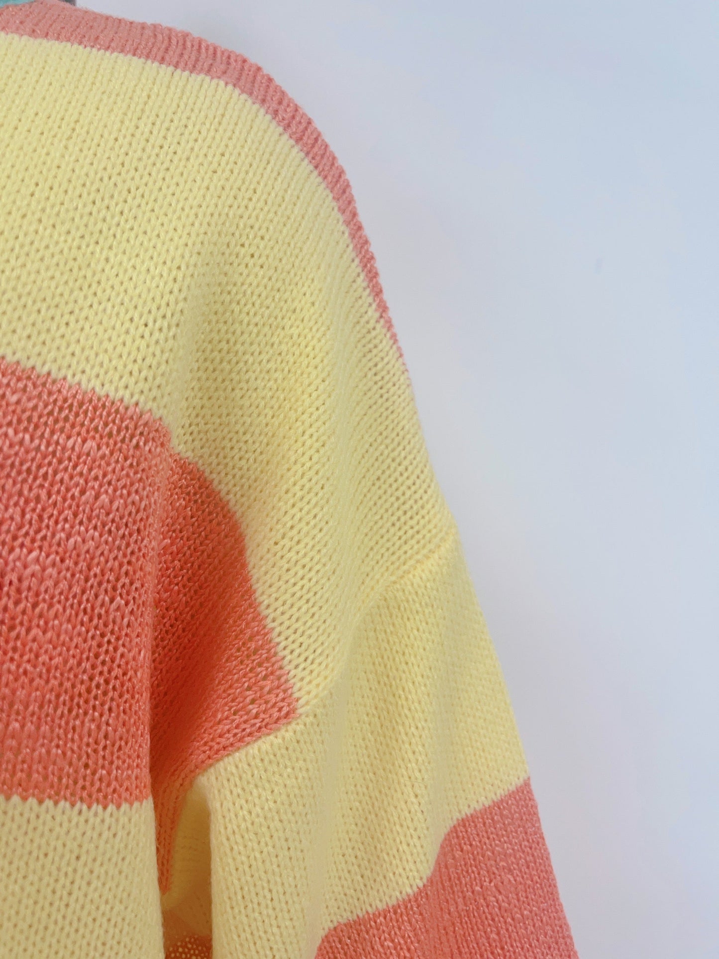 Autumn Winter Contrast Color Striped Sweater Women Pullover Fashionable Knitted Loose Lazy Top Autumn Winter Sweater Women