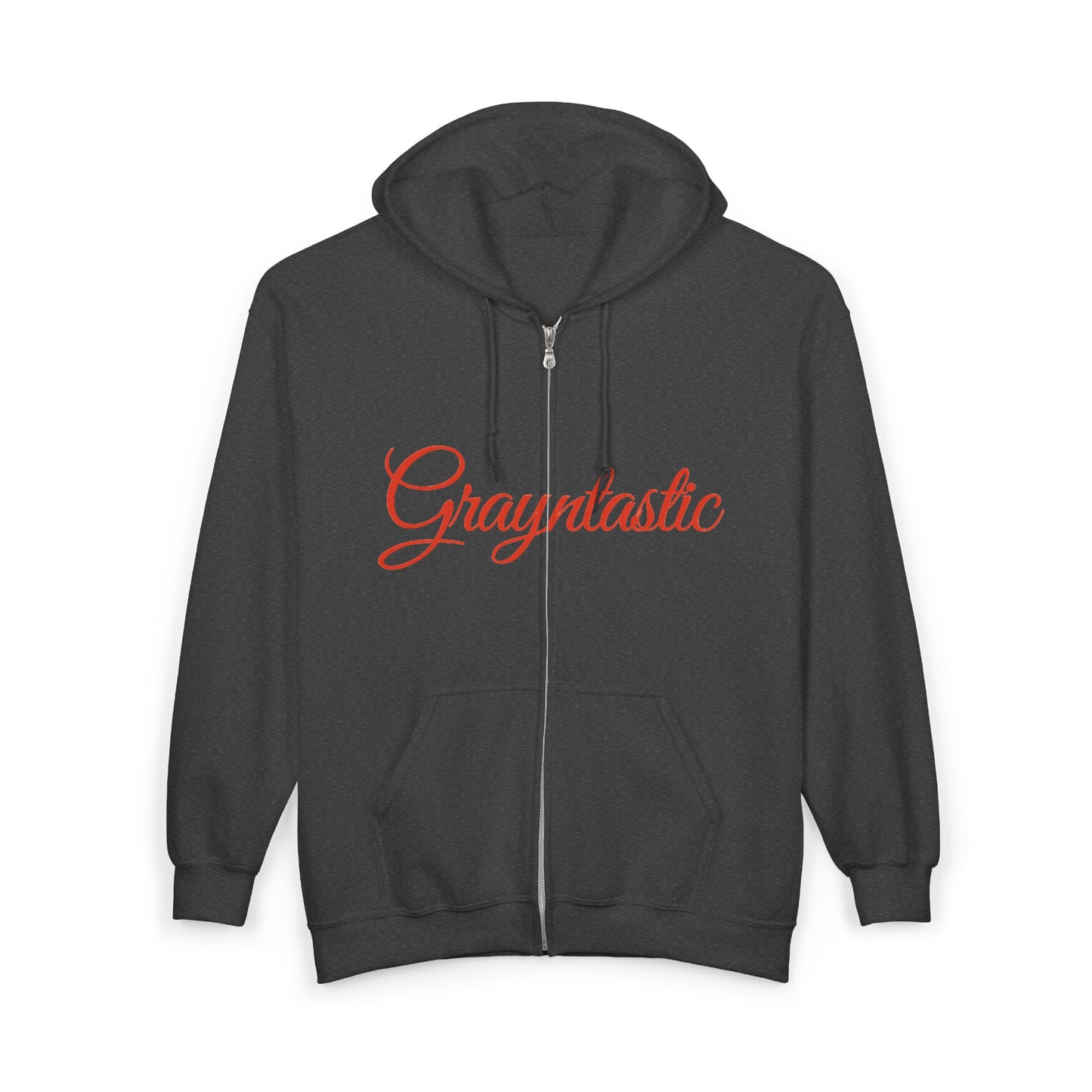 Grayntastic Zip Hoodie for Trendsetters, Cozy Unisex Sweatshirt, Holiday Gift, Casual Wear, Comfortable Layering Piece