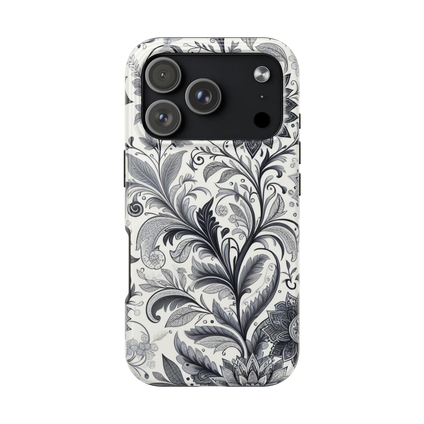 Floral Tough Phone Cases, Durable Phone Cover, Stylish Floral Design, Gift for Her, Trendy Tech Accessories, Birthday Present