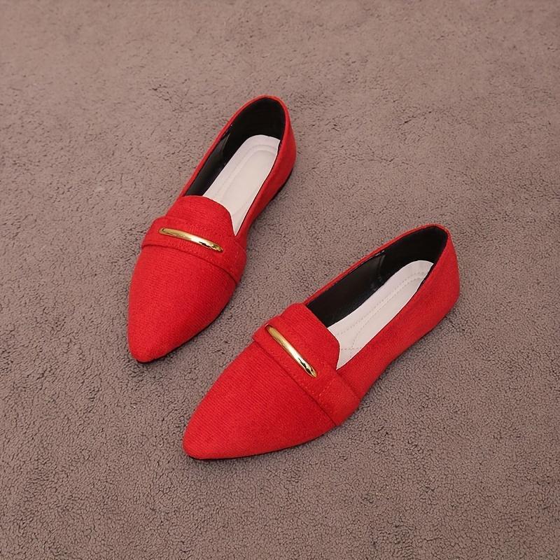 Women's Casual Flat Pointed Toe Pumps