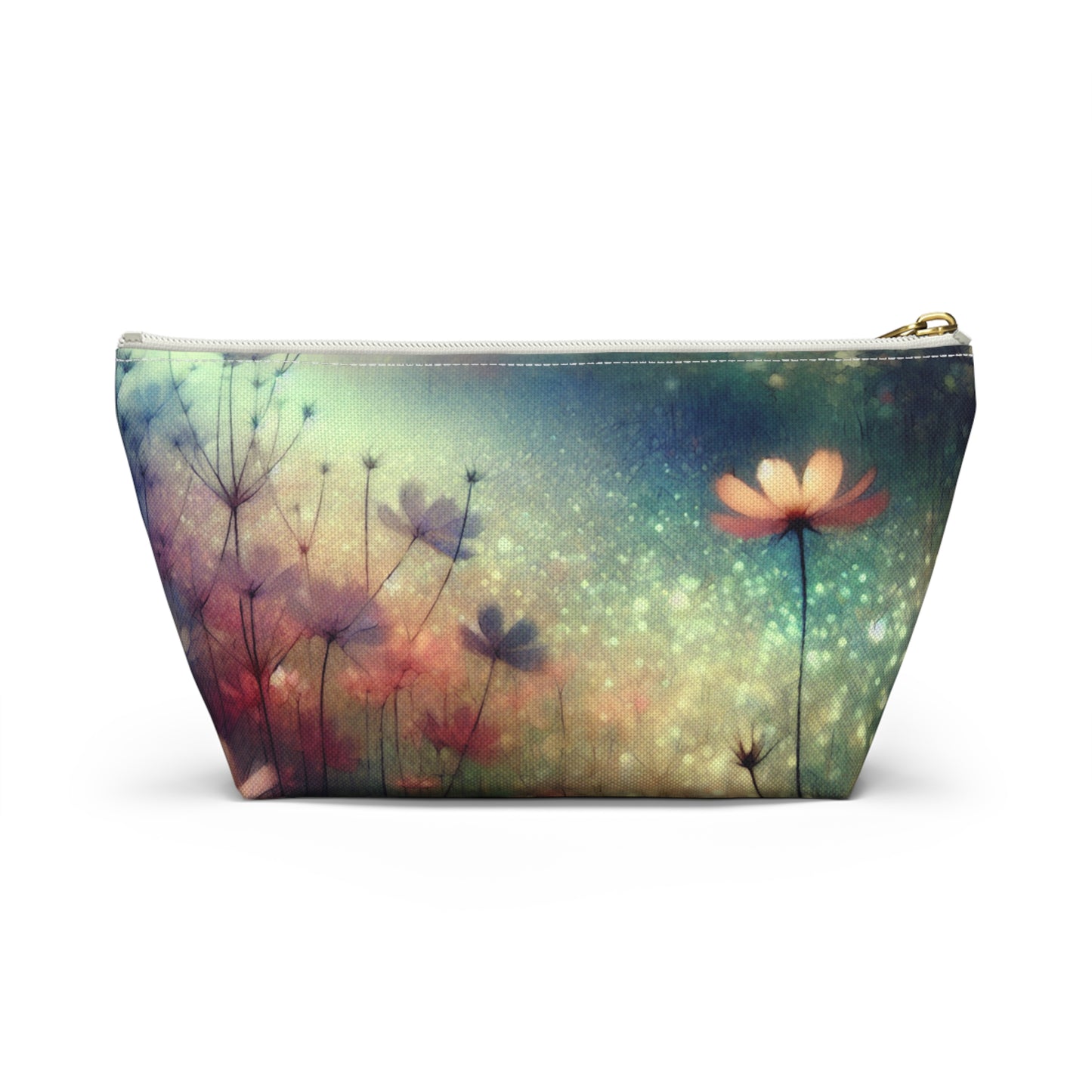 Floral Accessory Pouch - Graceful Design for Everyday Use