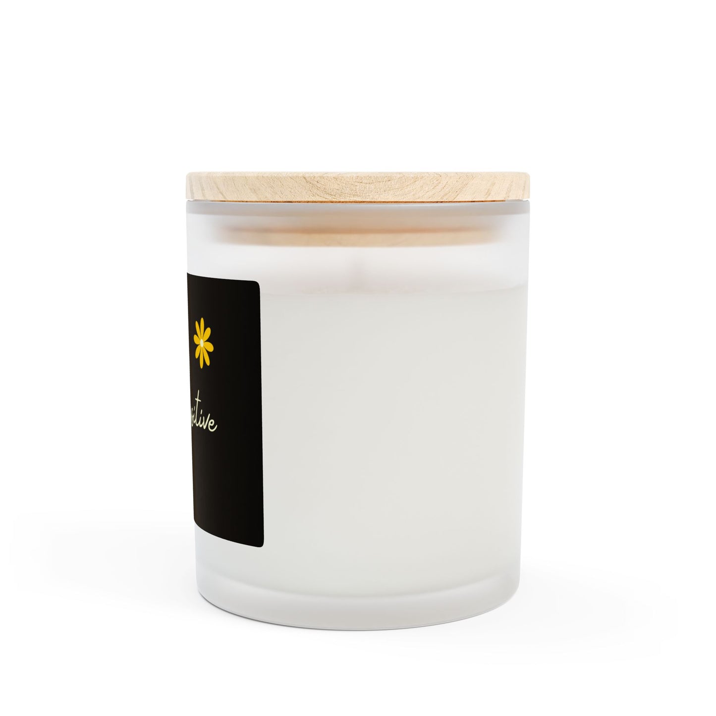 Frosted Glass Candle, 11oz Graysitive