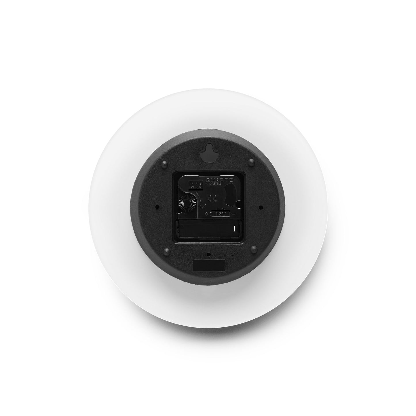 Gray Floral Acrylic Wall Clock, Grateful Home Decor, Modern Wall Art, Gift for Her, Office or Living Room