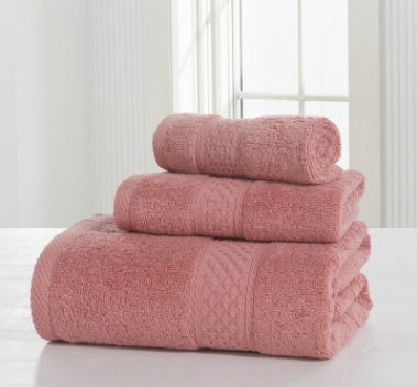 Cotton soft double-sided thickening towel skin-friendly bath towel beauty salon bath towel set